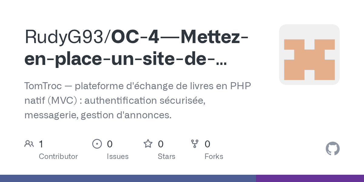 Aperçu du projet TomTroc